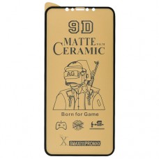 Замена  защитной плёнки  Ceramic 9D для Apple iPhone (без упаковки) МАТОВАЯ